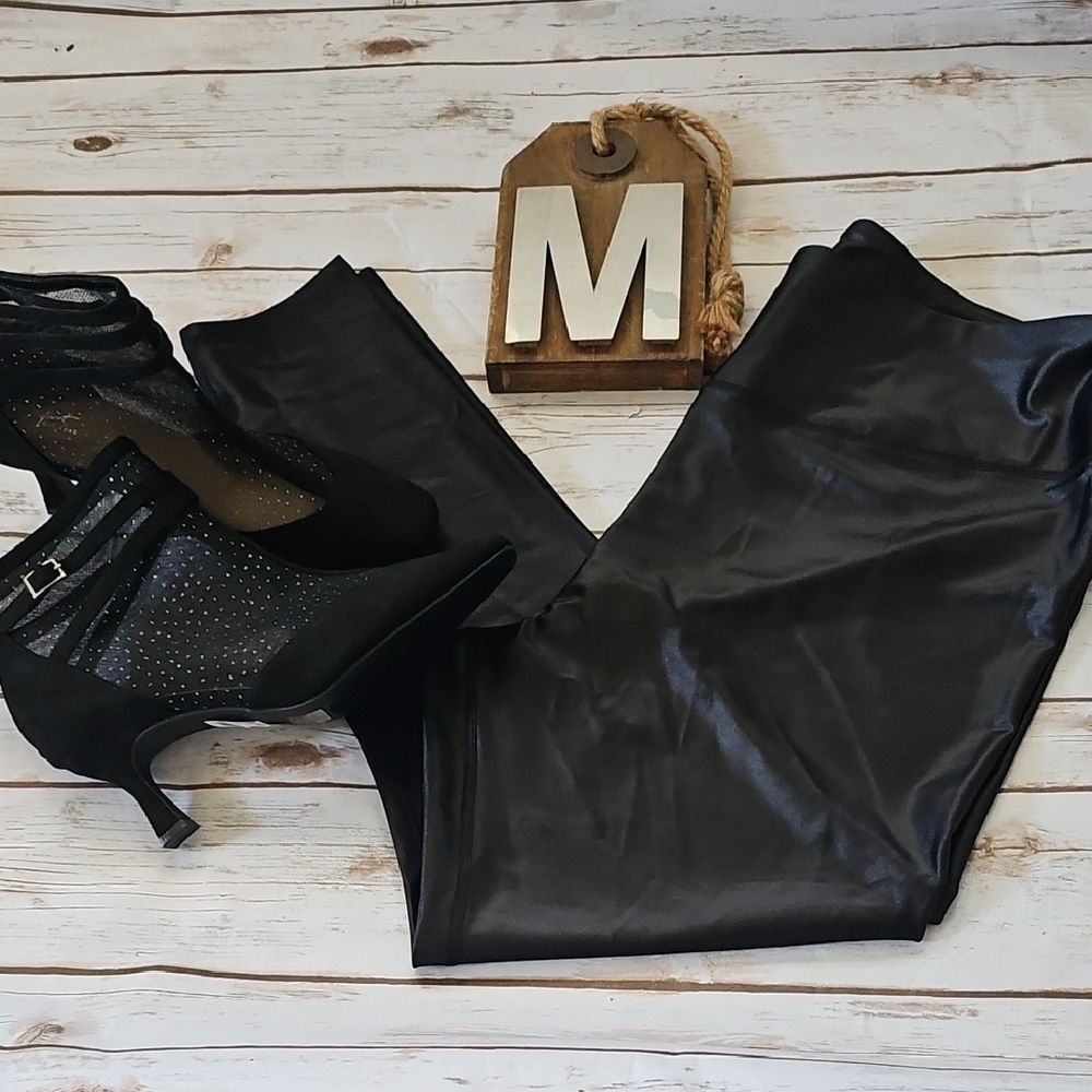 Maurices Black Liquid Shine Leggings